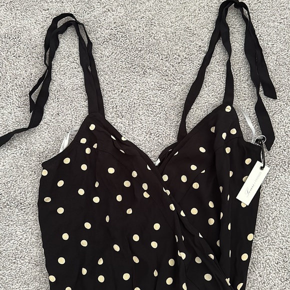 Lovers and Friends Evan Cami Bodysuit in midnight polka dot - Picture 6 of 7